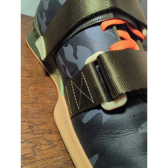 TYR Power Lifting Shoes Mens 11.5 Grey Camo RUN SMALL L-1 Lifter Anatomical Foot main image 7